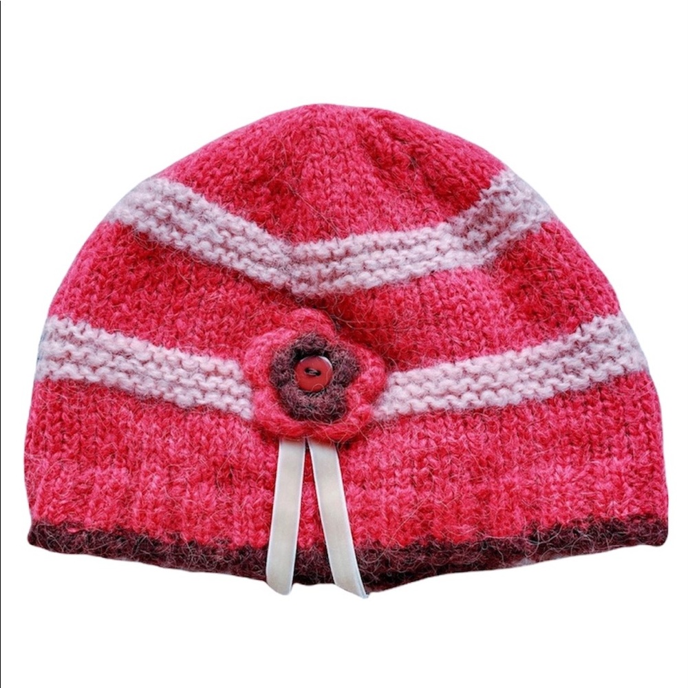 Girls Knitted Hat (A137) - Picture 1 of 7